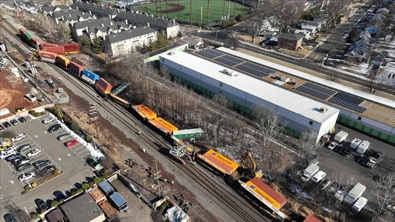 ABD'de yük treni yayalara çarptı: 2 ölü