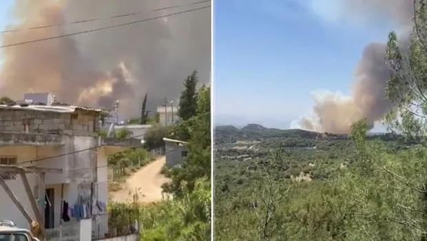 Adana'da orman yangını! Yerleşim yerlerine sıçramaması için mücadele ediliyor