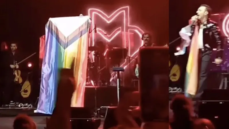 Akit yazarı Mabel Matiz'i ODTÜ şenliğinde LGBTİ+ bayrağı açması nedeniyle hedef aldı 
