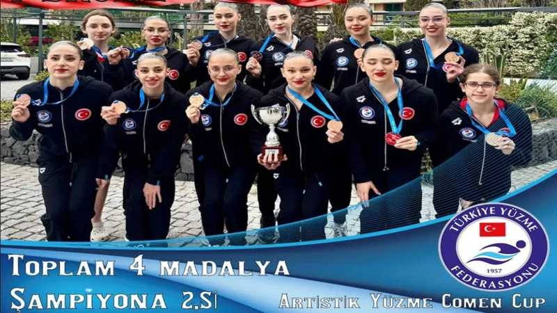 Artistik yüzmede tarihi başarı: Türk yüzücüler 2 altın, 1 gümüş, 1 bronz madalya kazandı