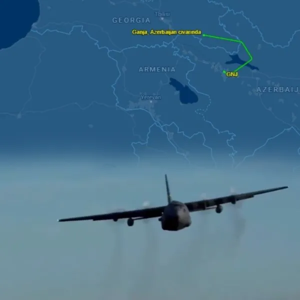 Askeri kargo uçağı Gürcistan'da düştü! 20 şehit