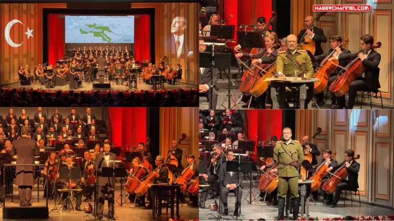 Atatürk’ün hayatı ‘Son Veda’ isimli konserle sahneye taşındı...