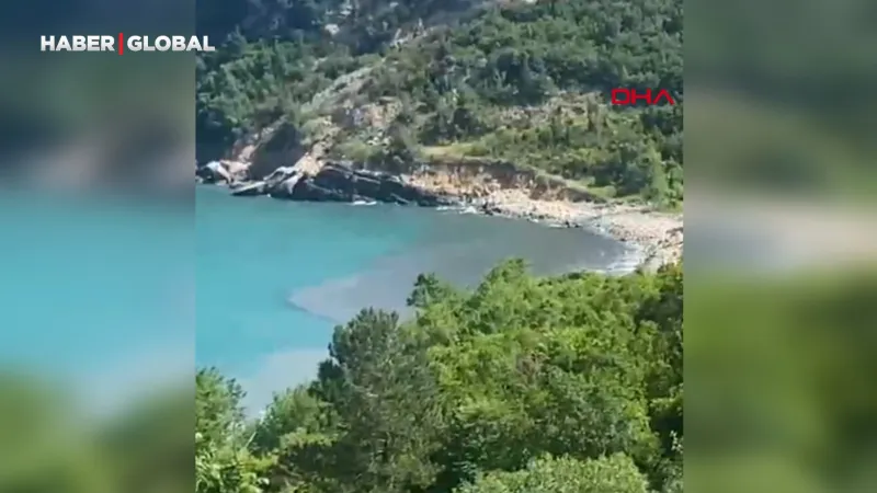 Bartın Amasra’da denideki kirlilik dikkat çekti: "Gece saatlerinde atık bırakıyorlar"