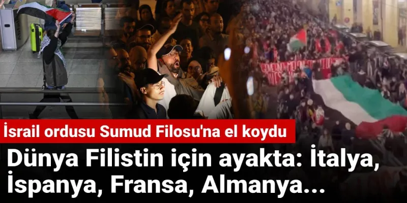 Filistin'e Destek Çığ Gibi! Avrupa Ayakta, İsrail'e Tepkiler Dinmiyor
