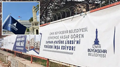 Etrafı afişlerle donatmışlardı: CHP'li İzmir Belediyesi’nin Elazığ’a okul sözü yalan oldu