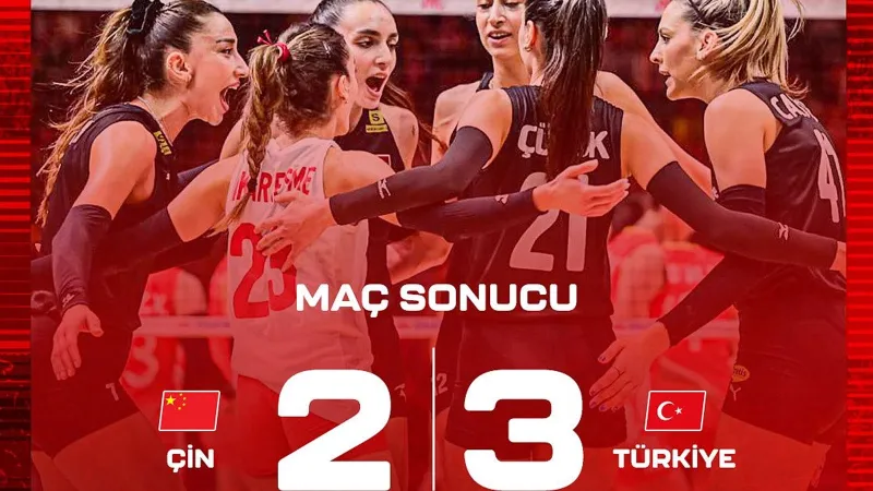 Filenin Sultanları Çin'i Devirdi! VNL'de 4'te 4 Başarı