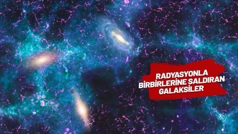 İlk kez görüntülendi! İşte galaksiler arası 'kozmik düello'