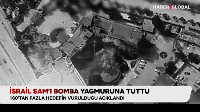 İsrail Şam’ı bomba yağmuruna tuttu