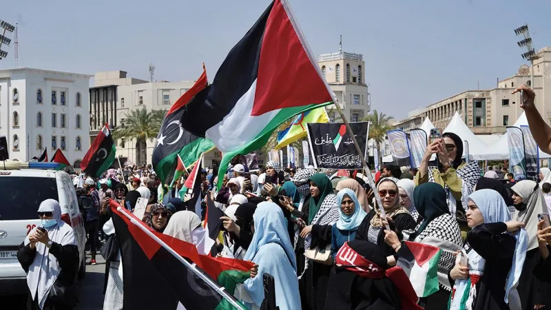 Mağrib Direniş Konvoyu 2 gündür Libyanın doğusuna giremiyor