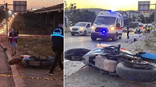 Kocaeli'de Korkunç Kaza! Beton Mikseri Motosikleti Ezdi!