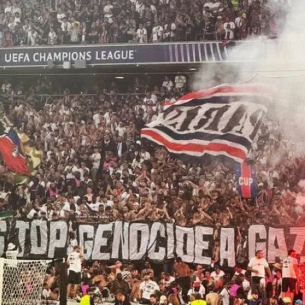 PSG Taraftarından Gazze'ye Destek: "Soykırımı Durdurun!"