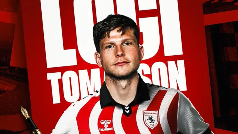 Samsunspor'dan Transfer Bombası! Logi Tomasson Geldi!