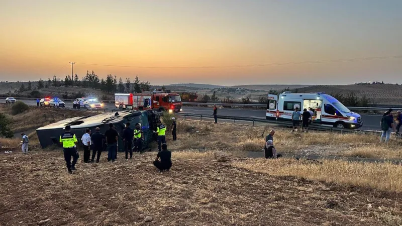 Şanlıurfa'da Otobüs Kazası! 30 Yaralı, İşte İlk Detaylar