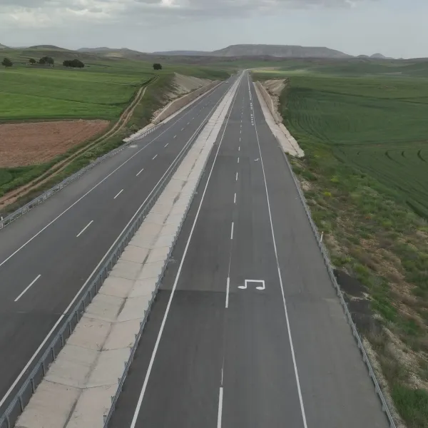 Türkiye'nin ilk melodili yolu 