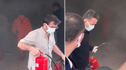 Üsküdar Devlet Hastanesi'nde korkutan yangın: Olay yerine çok sayıda ekip sevk edildi, işte ilk görüntüler